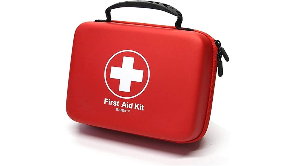 compact waterproof 228 piece first aid