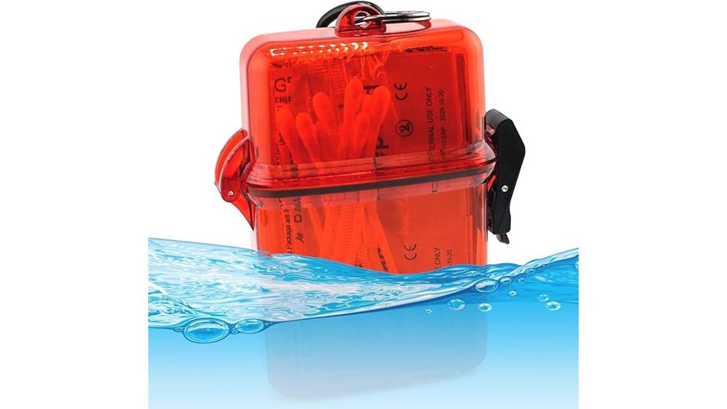 compact waterproof travel first aid