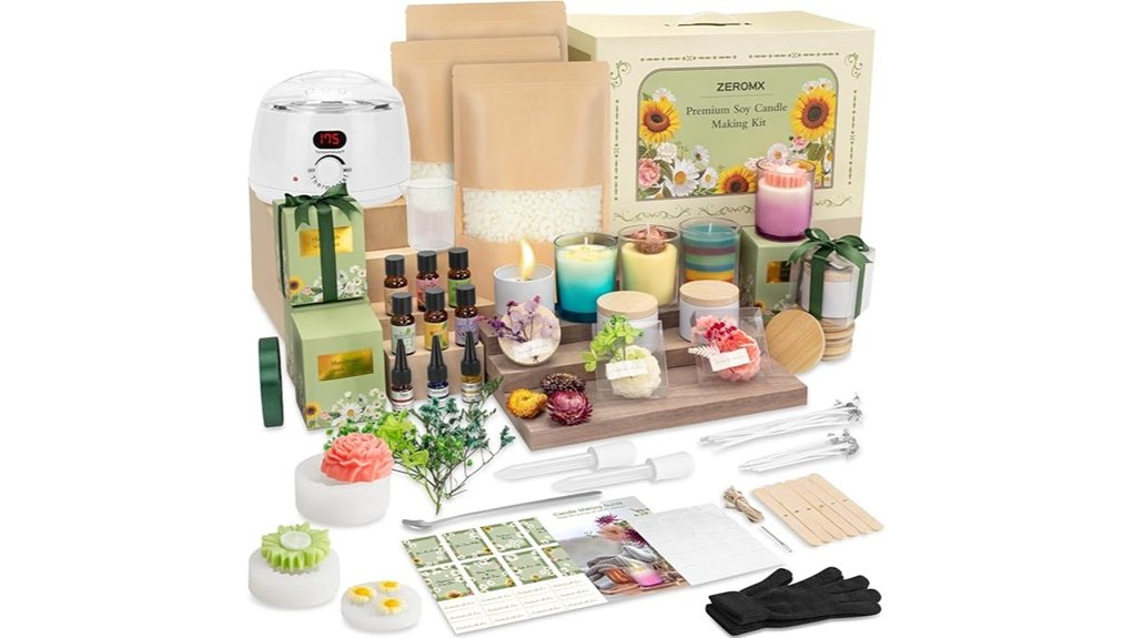 complete diy soy candle kit
