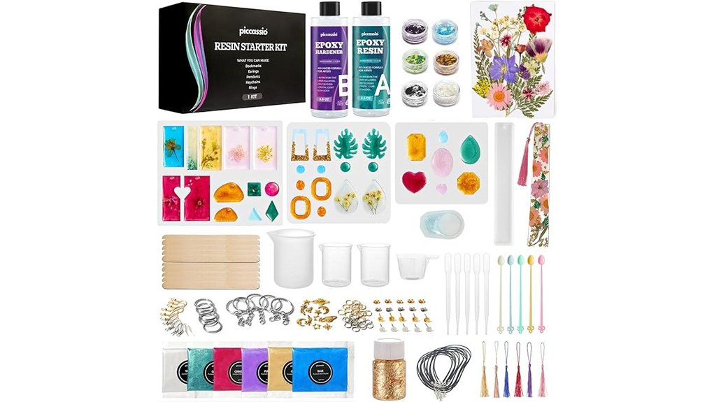 complete epoxy resin jewelry kit