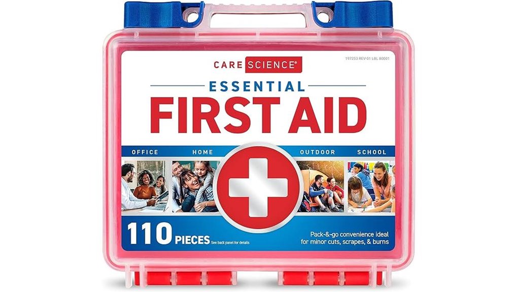 comprehensive 110 piece professional first aid