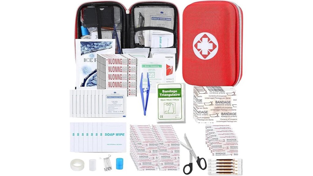 comprehensive 276 piece travel first aid