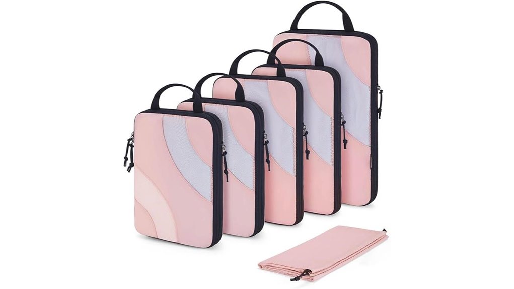 compression packing cubes set