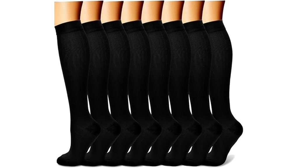 compression socks pack 8 pairs