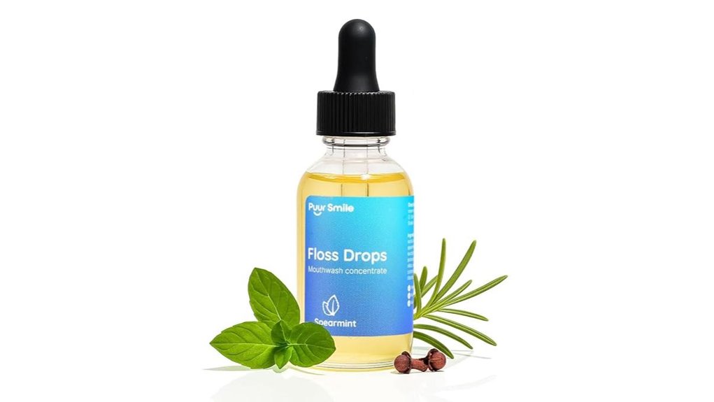 concentrated organic spearmint mouthwash