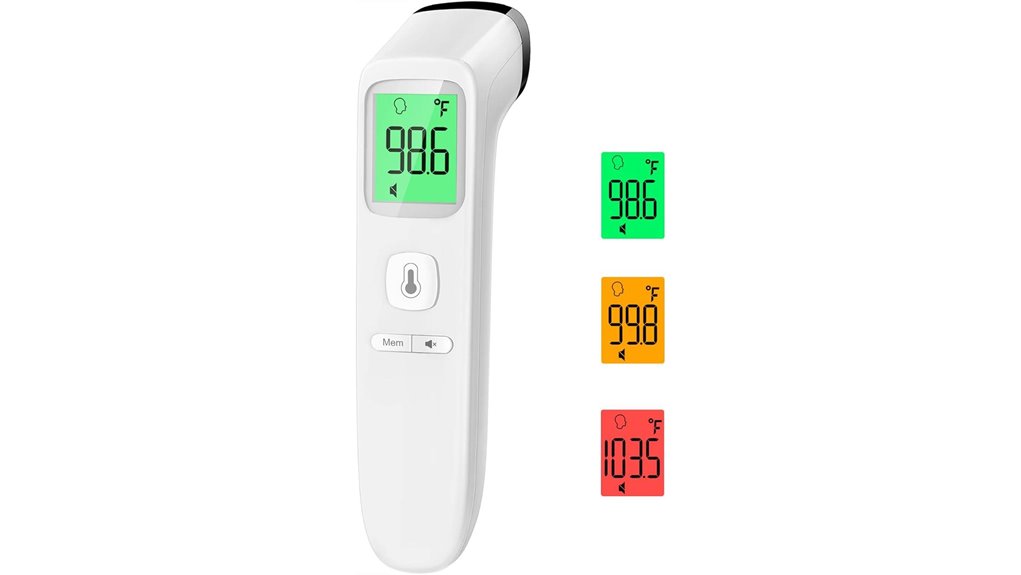 contactless digital forehead thermometer