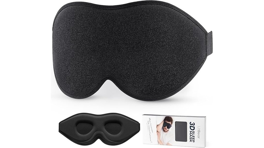 contoured 3d sleep mask