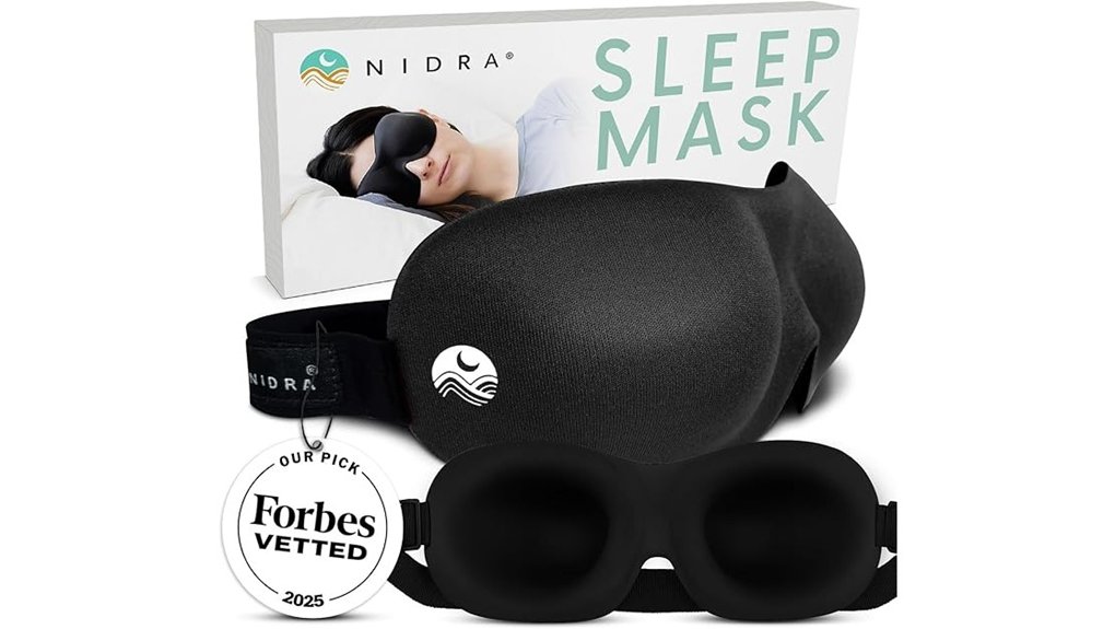 contoured sleep mask side sleeper