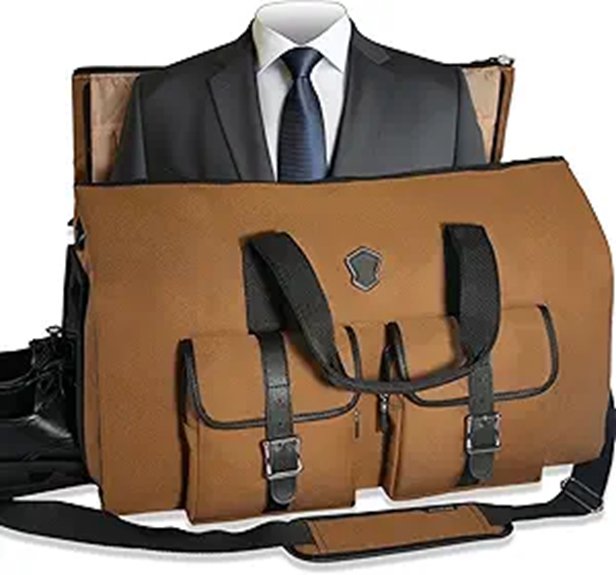 convertible 62l garment duffle bag