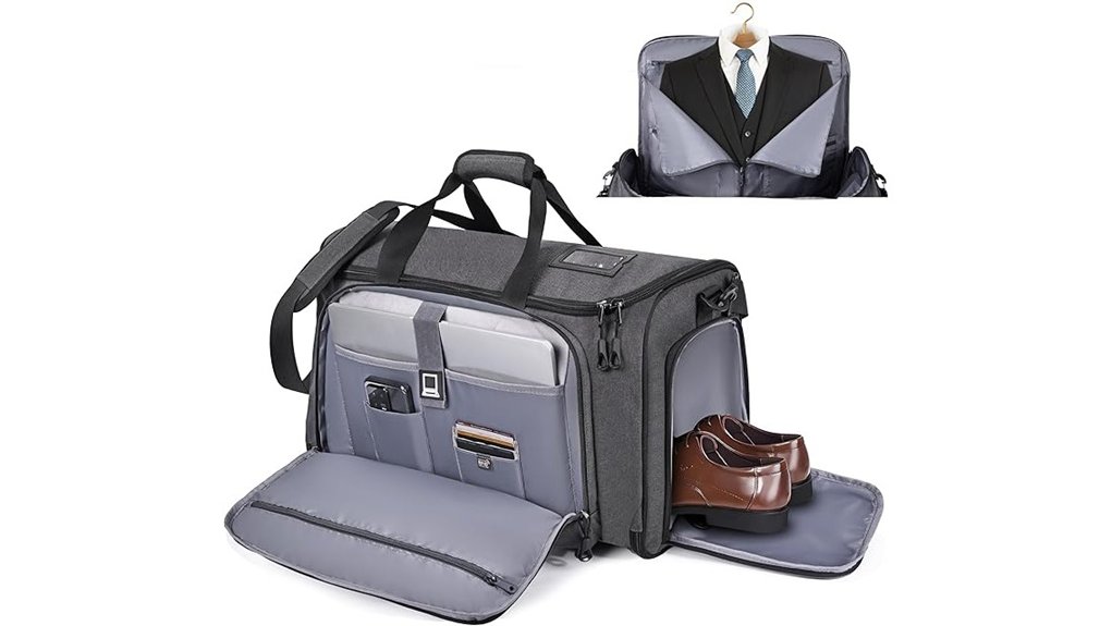 convertible travel garment duffle