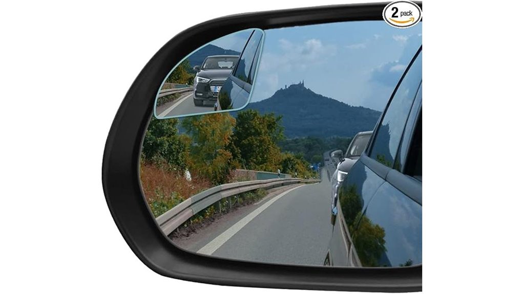convex 2 inch blind spot mirrors