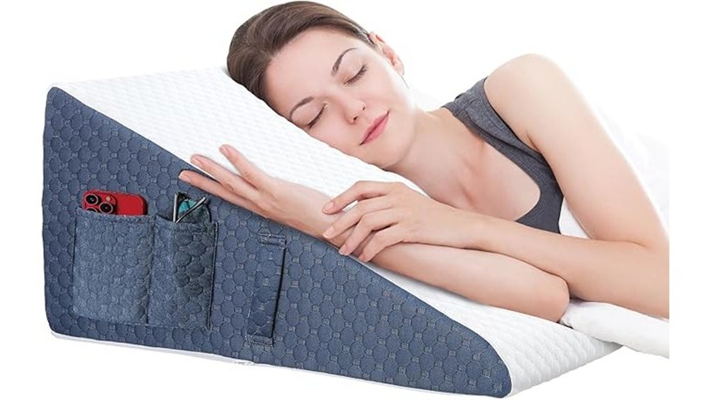 cooling 12 inch memory foam wedge