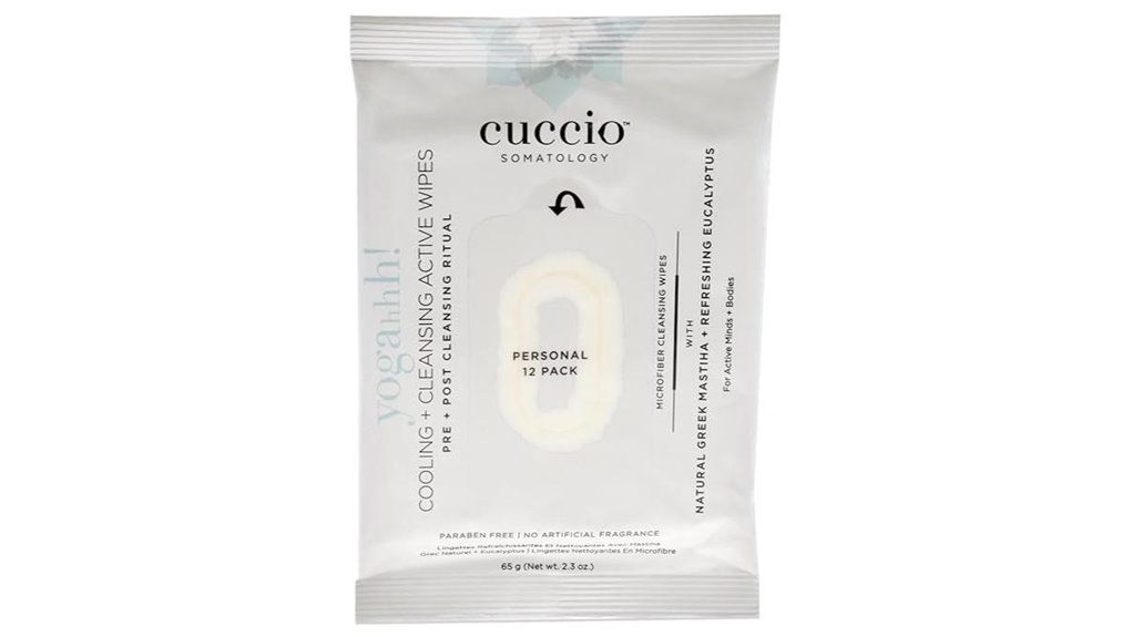 cooling cleansing body wipes