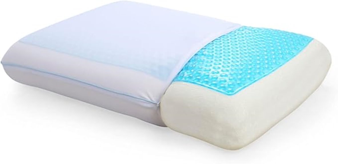 cooling gel memory foam pillow