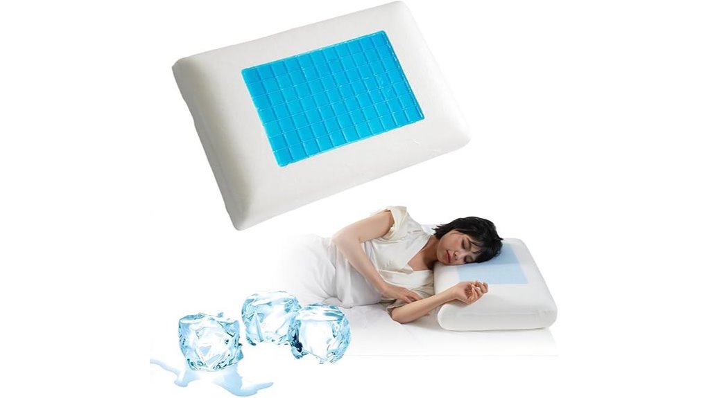 cooling memory foam pillow
