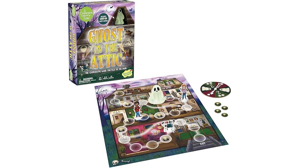 cooperative ghost hunting boardgame family