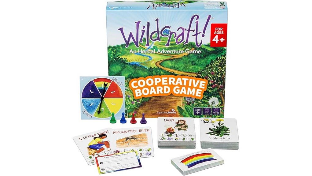 cooperative herbal adventure boardgame