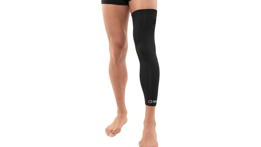 copper infused knee compression sleeve