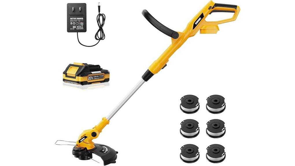 cordless 20v 12 inch trimmer