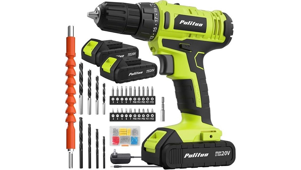 cordless 20v drill kit