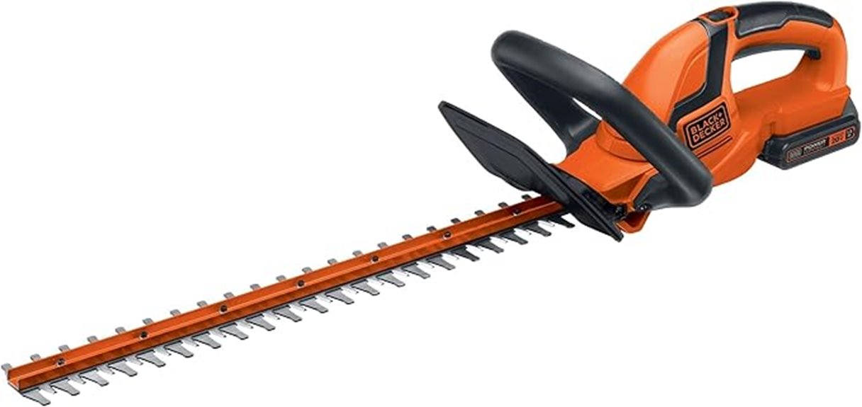 cordless 20v max hedge trimmer