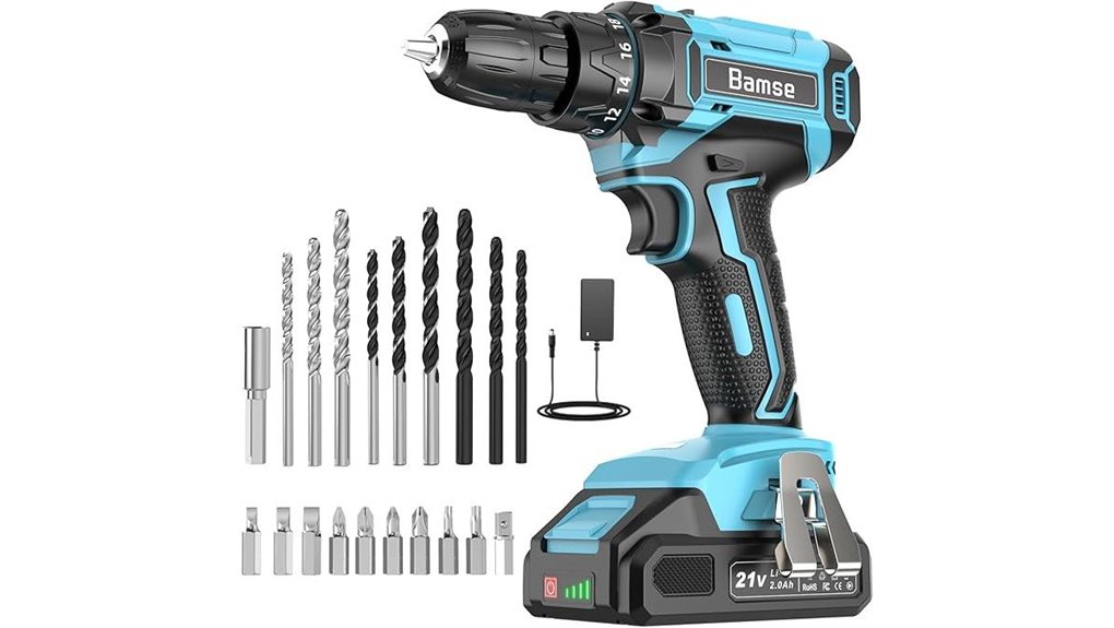 cordless 21v drill kit