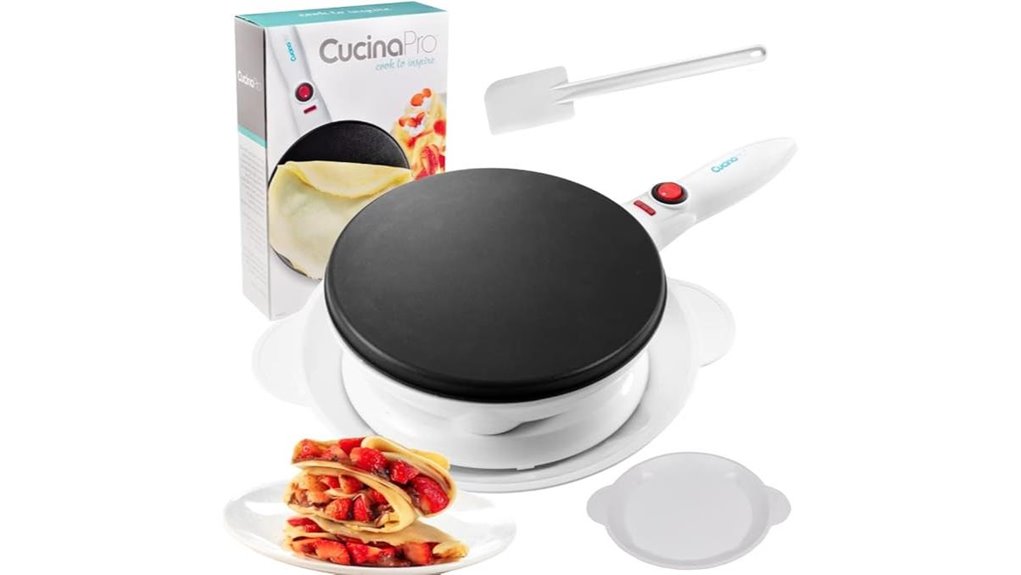 cordless crepe maker set