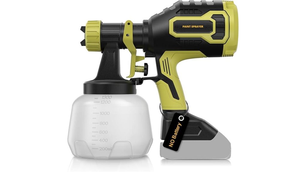 cordless dewalt 20v paint sprayer