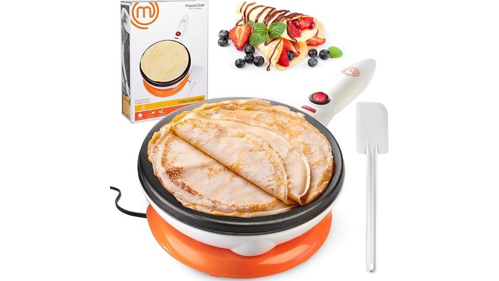 cordless electric crepe maker