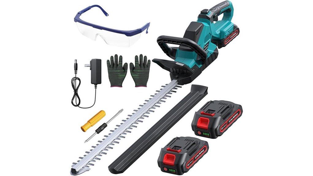 cordless hedge trimmer kit