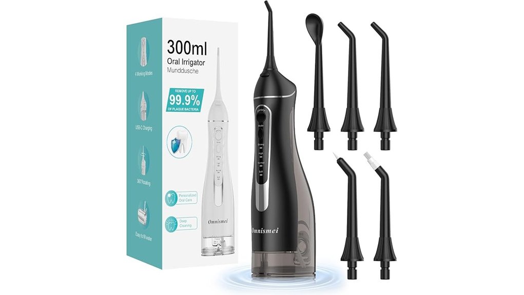 cordless portable 300ml water flosser