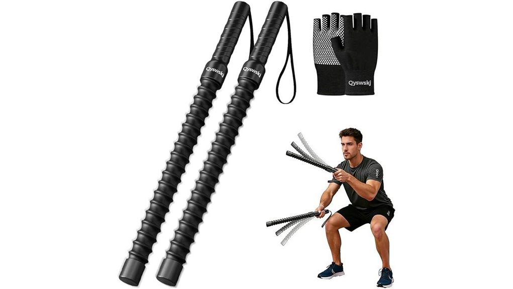 cordless quiet hiit battle ropes