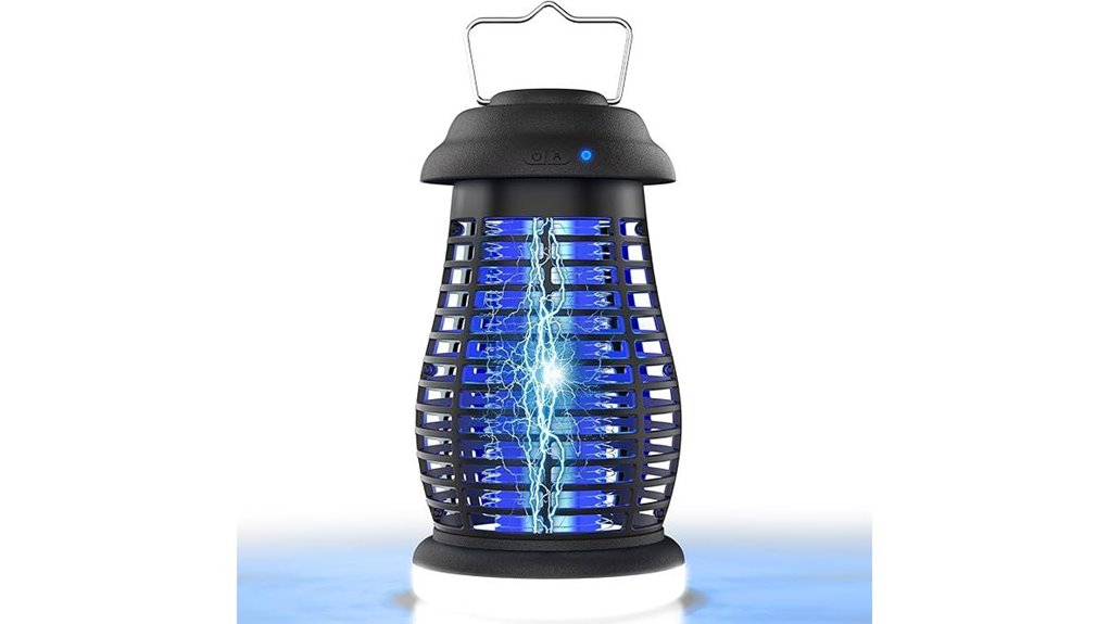 cordless rechargeable bug zapper camping light