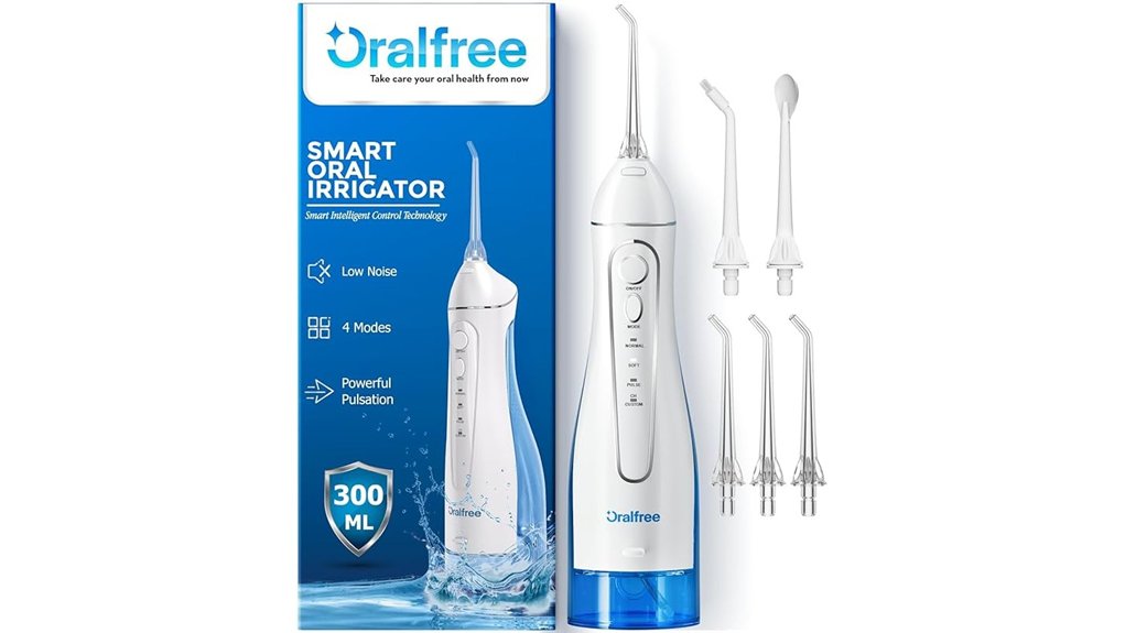 cordless rechargeable waterproof waterflosser