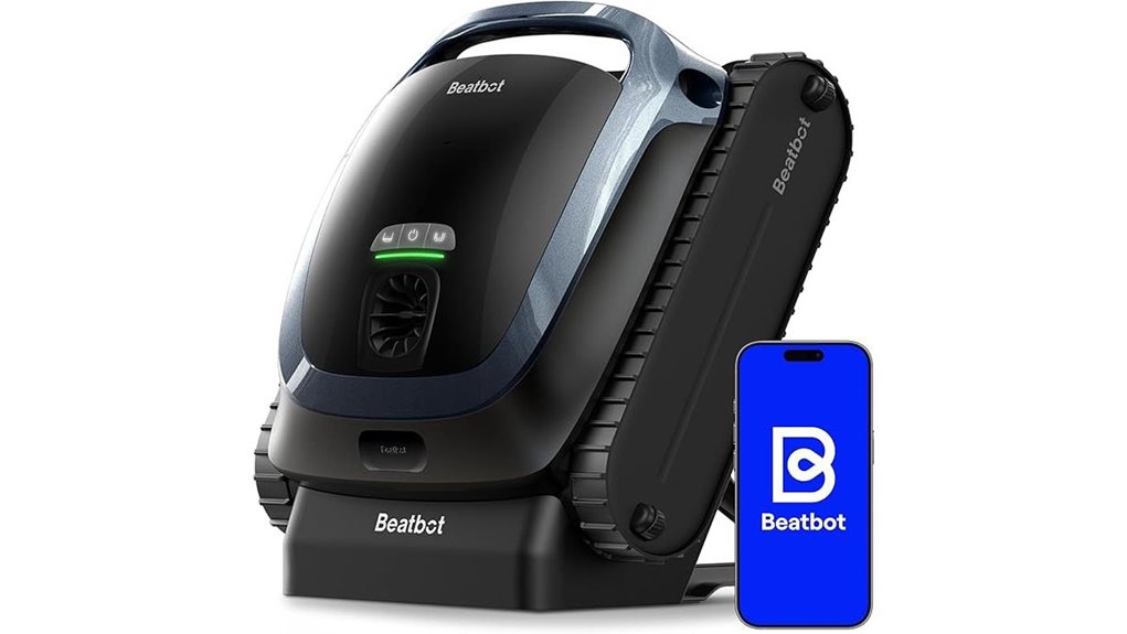 cordless robotic pool vacuum