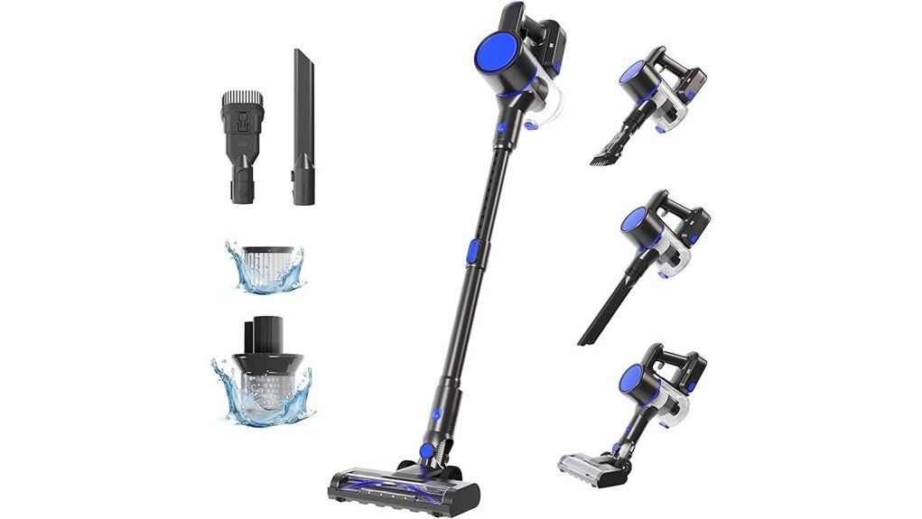 cordless stick vacuum with leds