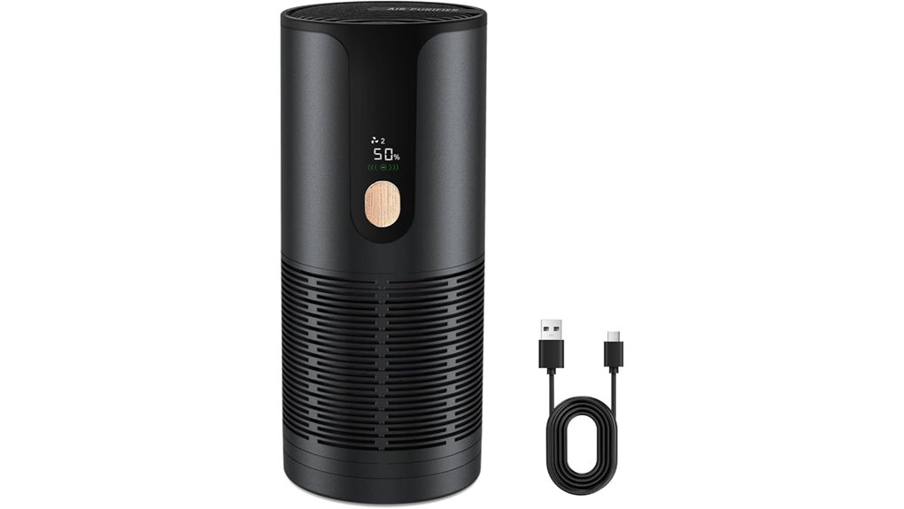 cordless ultra quiet mini hepa purifier