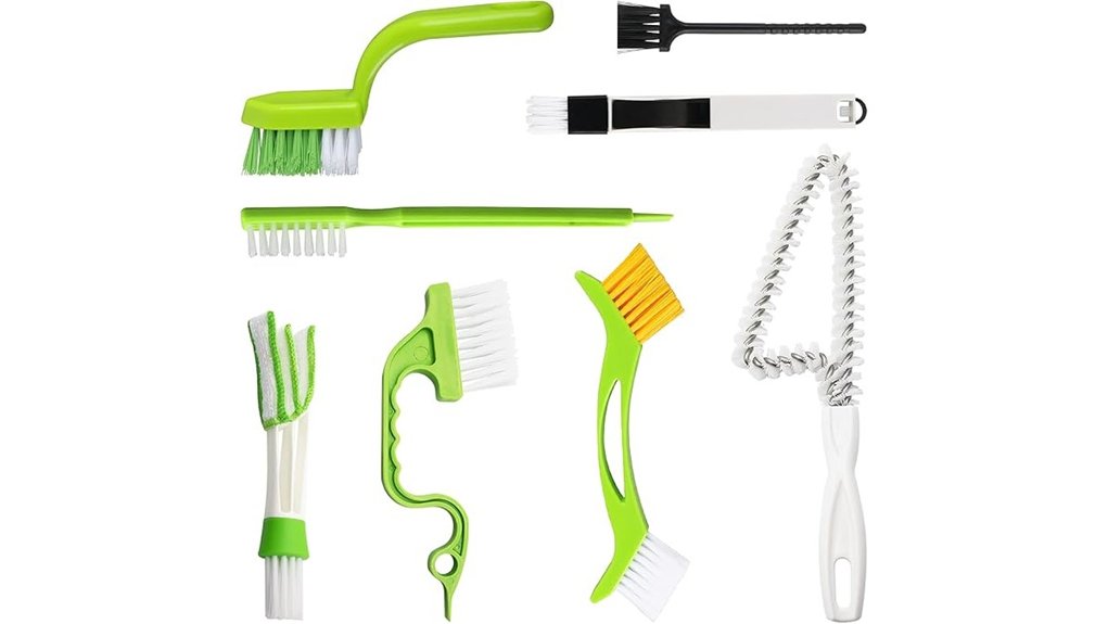 corner grout cleaning brushes