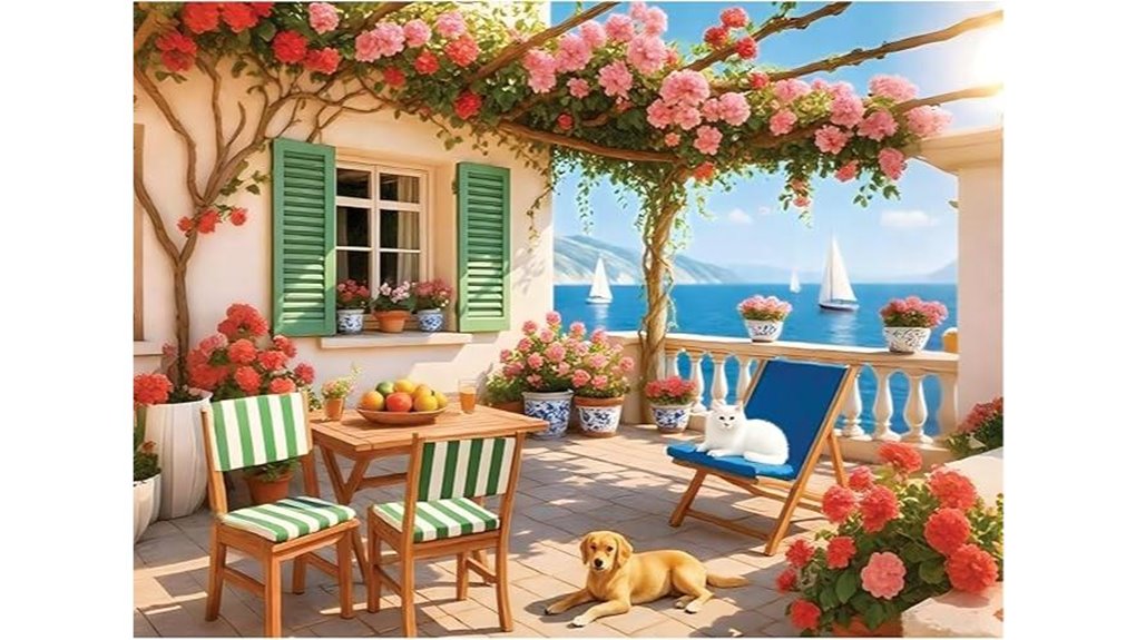 cozy seaside terrace puzzle