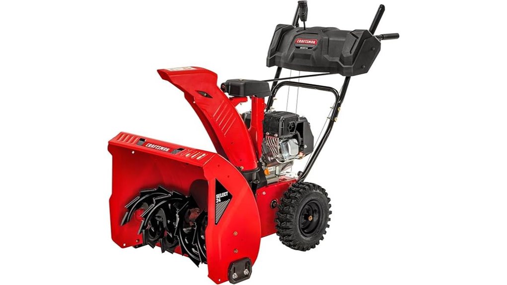 craftsman 24 inch two stage snowblower