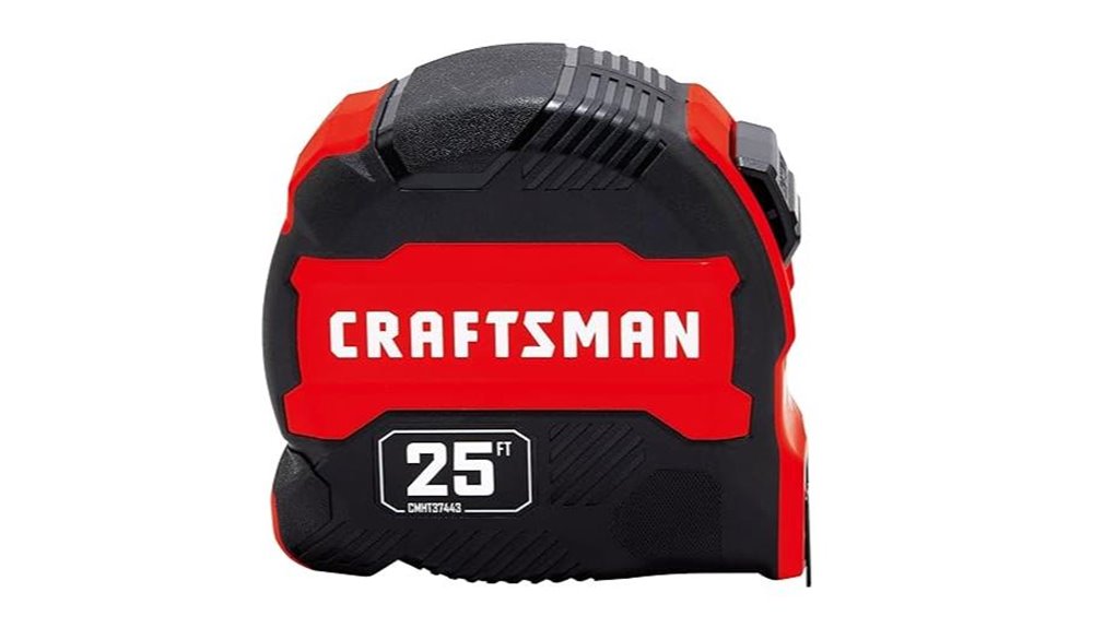 craftsman 25 ft retractable tape