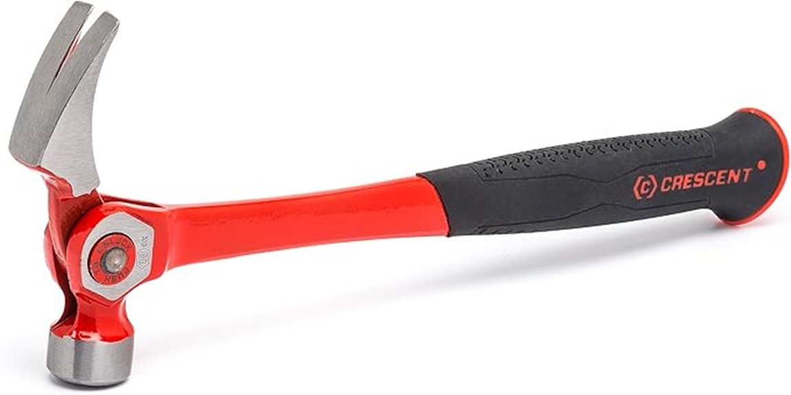 crescent 18oz steel clawhammer