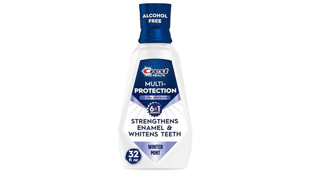 crest alcohol free whitening mouthwash