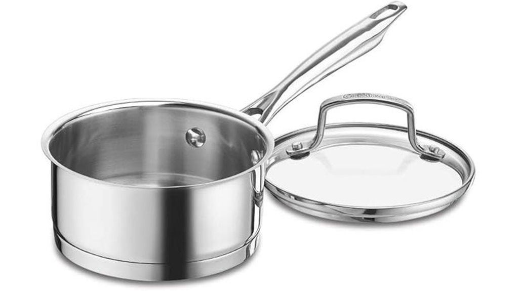 cuisinart 1 quart stainless saucepan