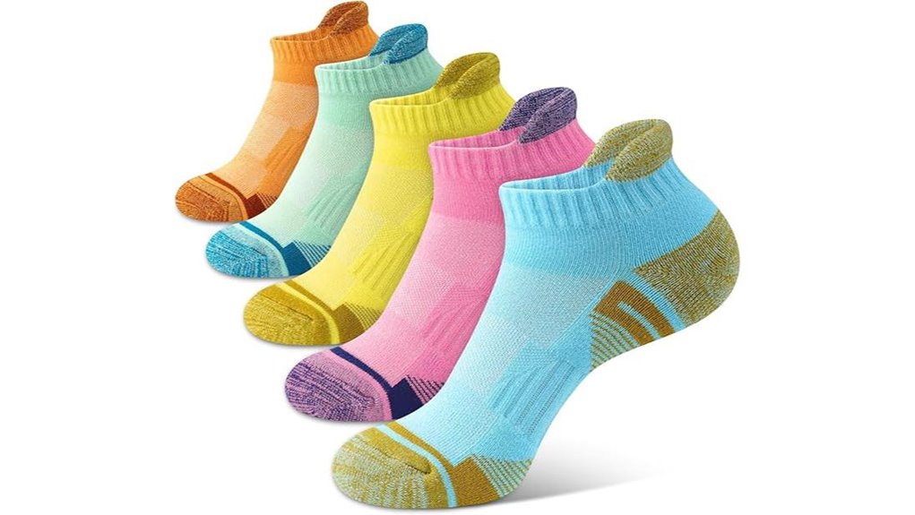 cushioned anti blister ankle socks