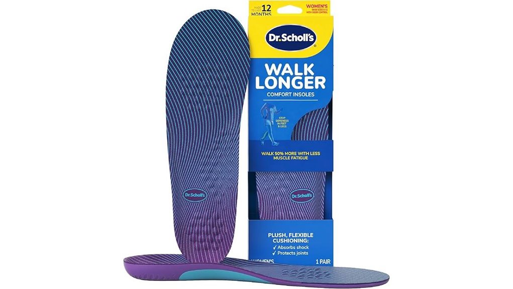 cushioned insoles for walking