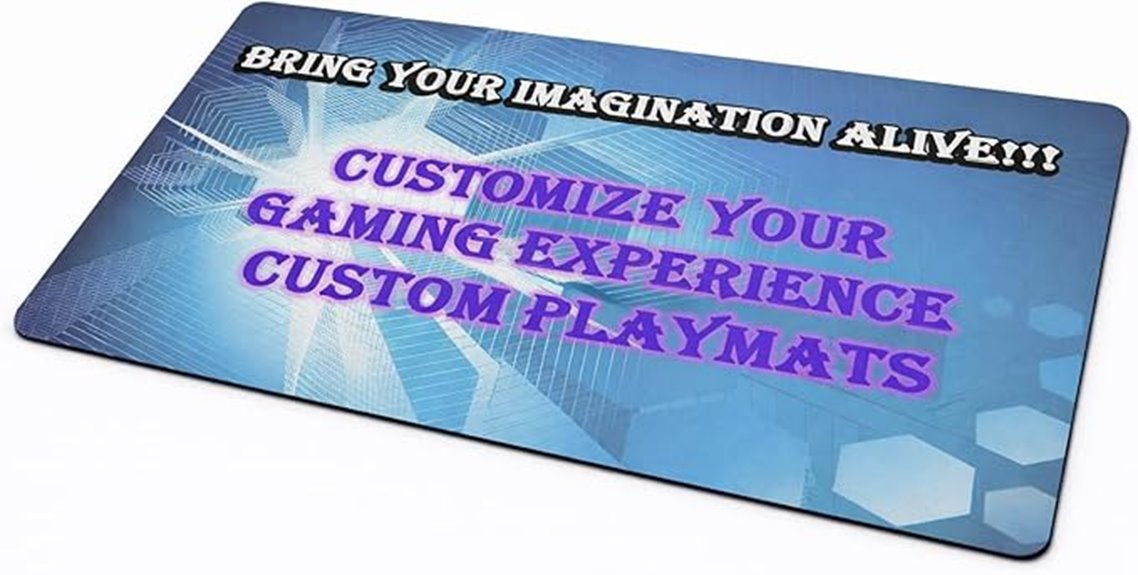 custom 14x24 inch non slip playmat