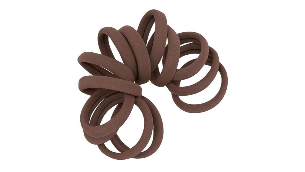 cyndibands brown seamless hair ties
