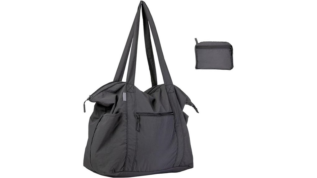 dark grey 25l nylon tote