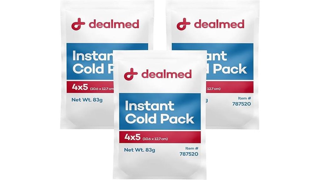 dealmed 4x5 three pack coldpacks